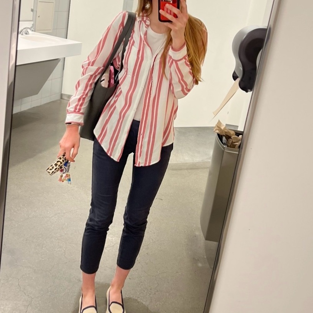 American Eagle | Oversized Fit Women’s Button-Up Shirt